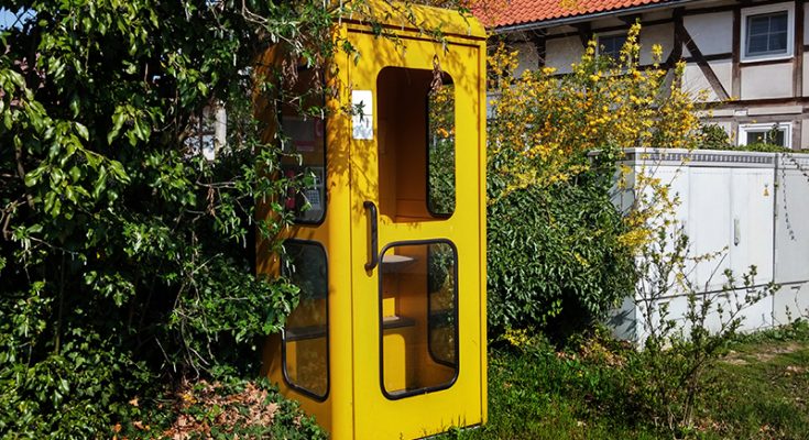 Verwilderte Telefonzelle im Landkreis Peine. Foto: rottenplaces Archivfoto